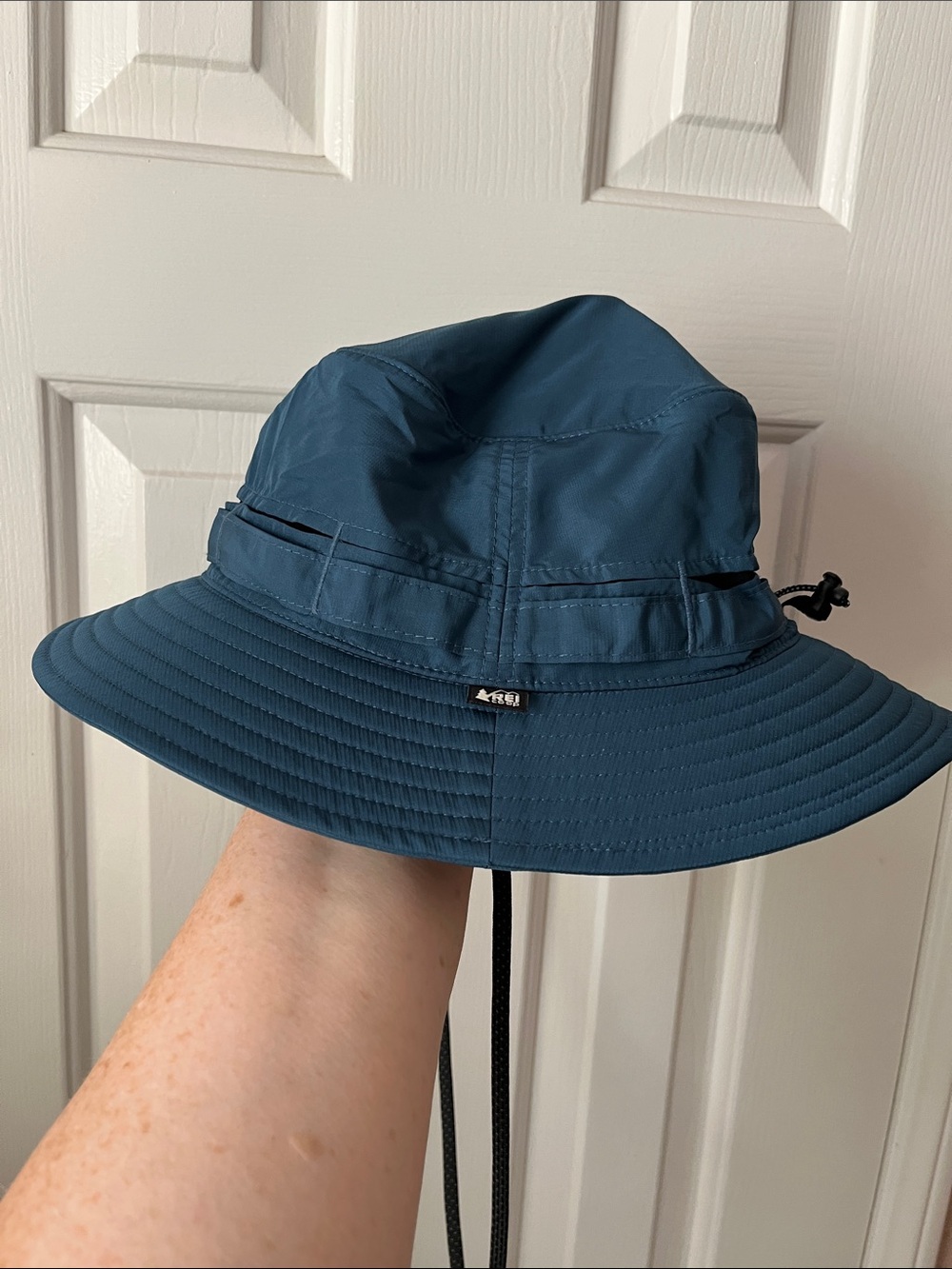 REI Peacock Blue Packable Sun Bucket Hat L/XL